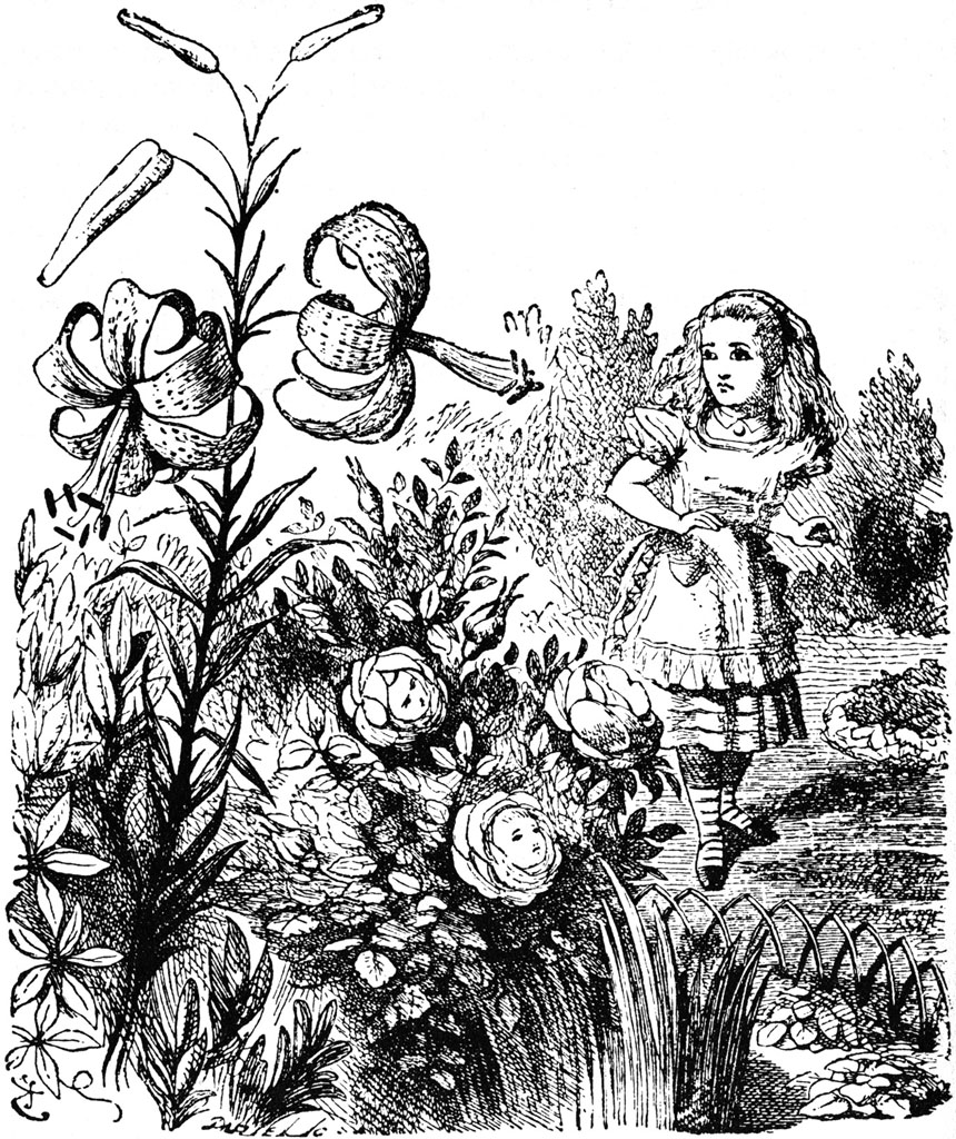 Alice In The Garden Of Live Flowers Bugs In The News